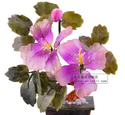 易水堂植物 以玉石為韻，裝點生活之美——探秘義烏小商品批發(fā)的天然玉石裝飾盆景