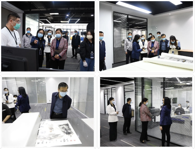 蘇州姑蘇人大主任酈小萍等領(lǐng)導(dǎo)蒞臨泰豐文化及豐鏈數(shù)字參觀調(diào)研，聚焦數(shù)字文化創(chuàng)意內(nèi)容應(yīng)用服務(wù)